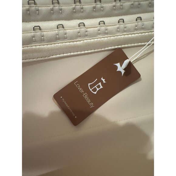 Lover-Beauty Nude Latex Underbust Waist Cincher/Trainer NEW NWT Size XL - Picture 2 of 6